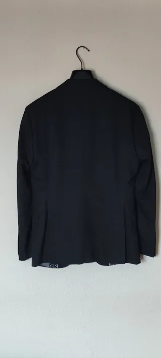 Traje Zara Man Americana 44 Pantalón 36 Negro