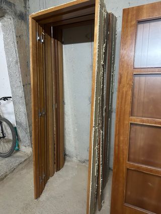 Puertas de madera maciza interior completas 71,5