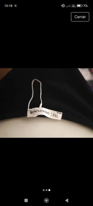 Camiseta tirantes mujer negra nueva