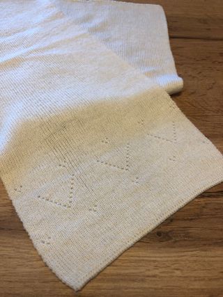 Sciarpa neonato in lana 93cm