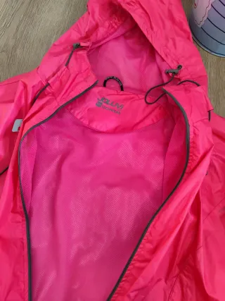 Cortavientos chubasquero rosa talla XXL