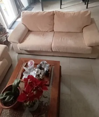 Sofá de 3 plazas en tela