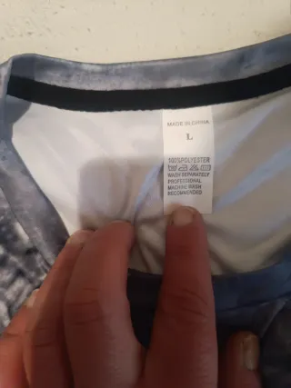 Camiseta manga larga estampada