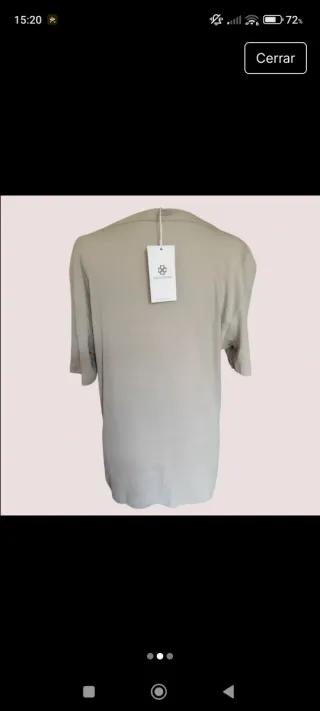 Camiseta mujer champagne talla única