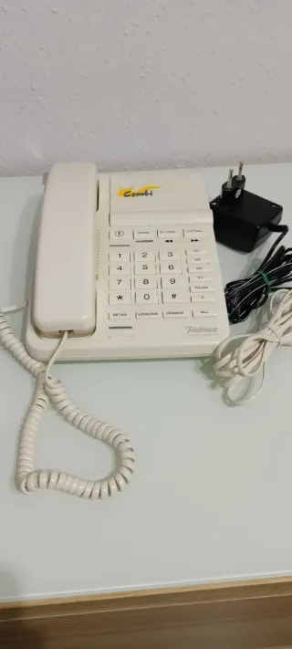 Teléfono fijo Telefónica Combi blanco