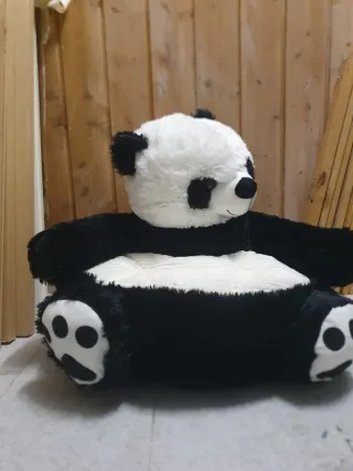 Puff infantil panda