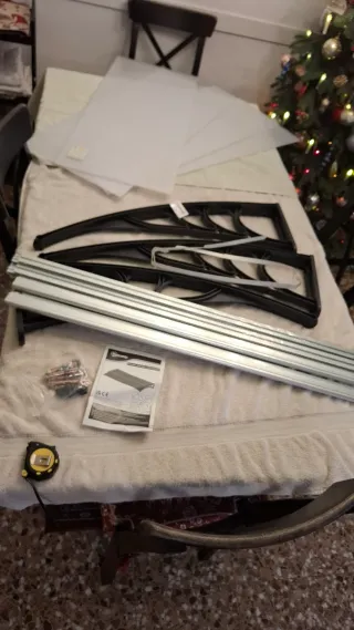 Toldo policarbonato Outsunny 80x200cm