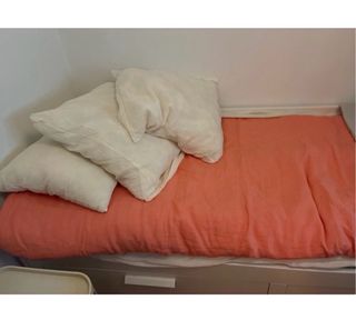 Cama nido blanca Ikea con cajones y dos colchónes