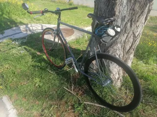 Bicicleta Fixie Gris