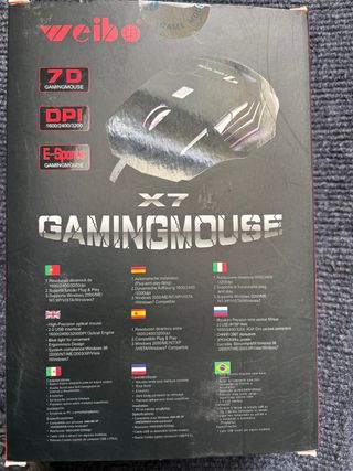 Ratón Gaming Weibo X7 RGB Óptico