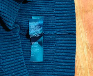 Jersey Tommy Jeans cremallera XXL azul