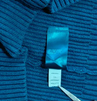 Jersey Tommy Jeans cremallera XXL azul