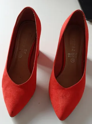 Zapatos Marypaz Naranja Talla 39