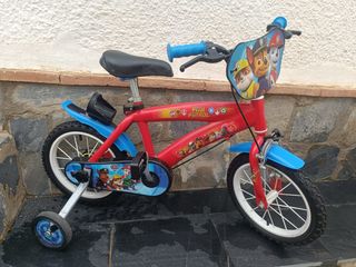 Bicicleta Patrulla Canina Roja
