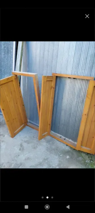 Marco para leñero de chimenea