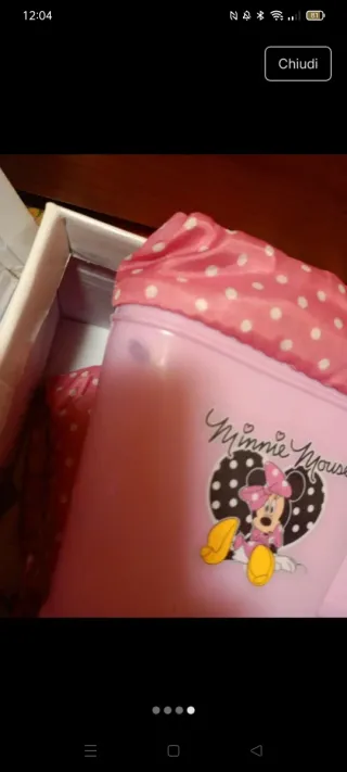 Stivaletti pioggia rosa Minnie