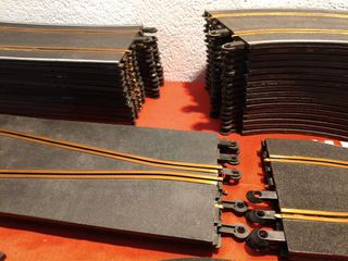 Lote pistas Scalextric con cobre