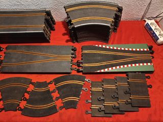 Lote pistas Scalextric con cobre