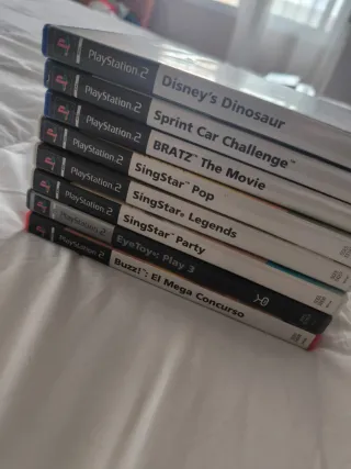 Lote Juegos PlayStation 2 + complementos