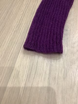 Jersey Mango cuello alto morado