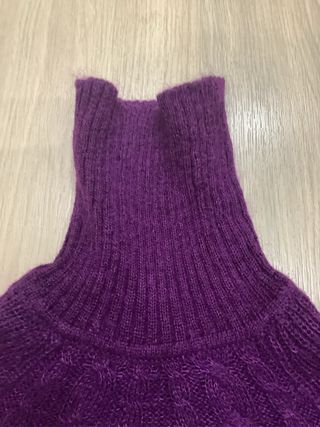 Jersey Mango cuello alto morado