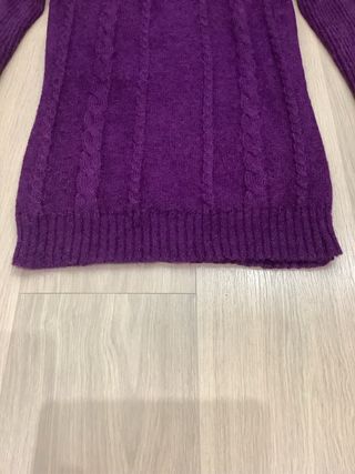Jersey Mango cuello alto morado