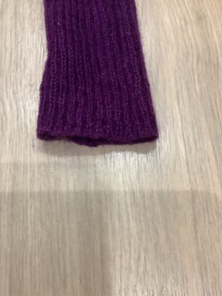 Jersey Mango cuello alto morado