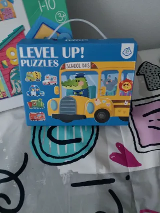 LOTE( Puzzle Goula 1-10 Casas,) (Leves up! Puzzles