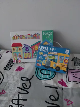 LOTE( Puzzle Goula 1-10 Casas,) (Leves up! Puzzles