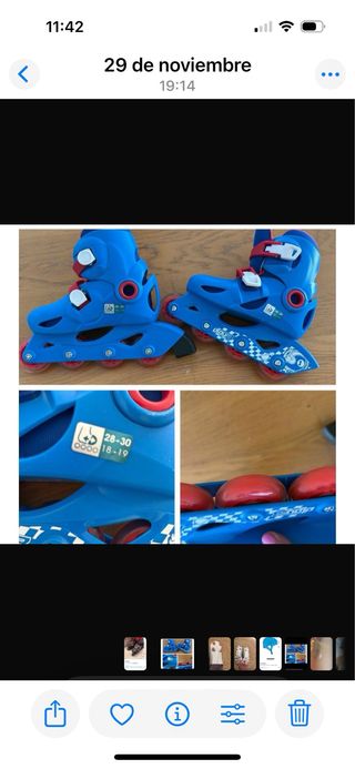 Patines Decathlon T. 28-30 casi nuevos