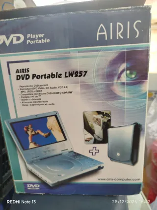 Reproductor DVD Portátil AIRIS LW257