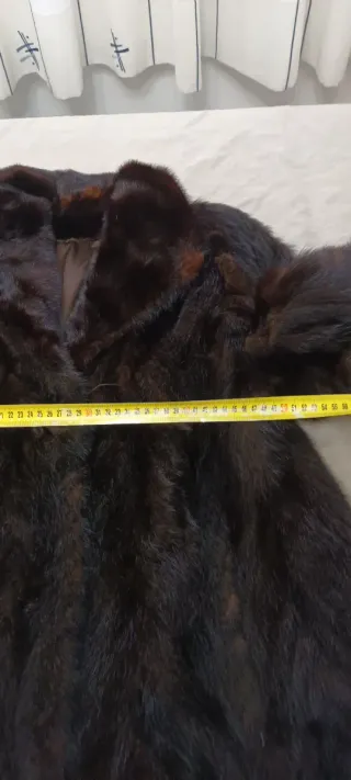 Abrigo de pelo marrón