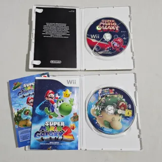Super Mario Galaxy 1 y 2 Wii + DVD precintado