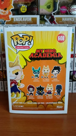 Funko Pop 608 Silver Age All Might glow