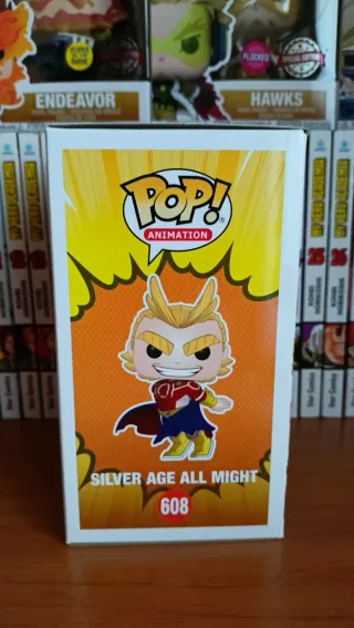 Funko Pop 608 Silver Age All Might glow