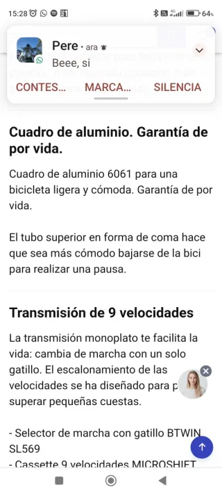 Bicicleta Mixta Nueva