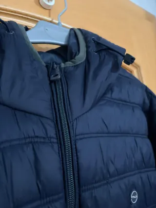 Abrigo acolchado MLN azul