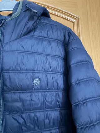 Abrigo acolchado MLN azul