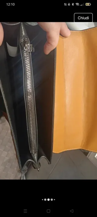 Borsetta donna color oro/giallo, senape