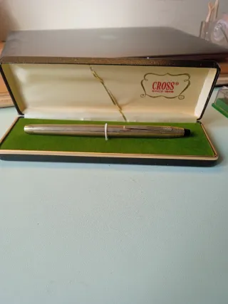 Bolígrafo Cross Bañado en Oro Antiguo