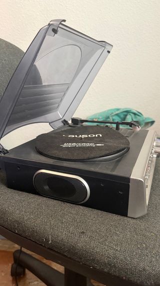 Tocadiscos Lauson Plata y Negro