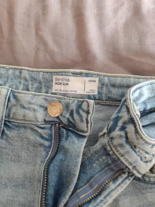 Pantalones vaqueros Bershka, azules