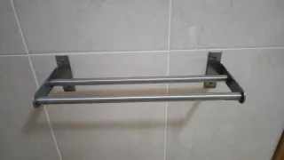 Barra toallero acero inoxidable 40cm