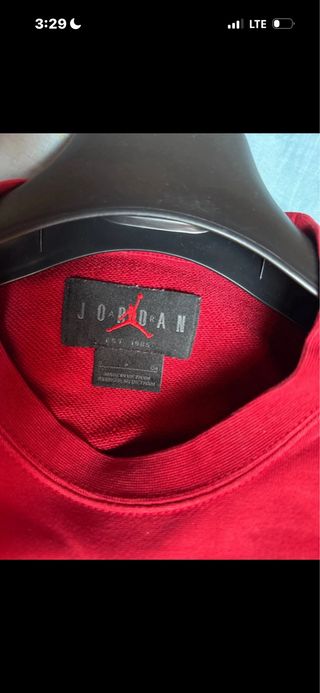 Felpa Jordan Rossa Jumpman