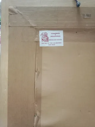 Cuadro pintado a mano