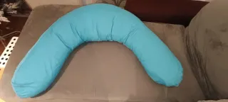 Cojín de lactancia azul