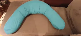 Cojín de lactancia azul