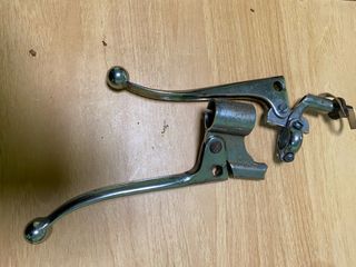 Manetas de moto cromadas