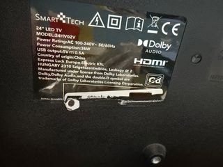 Smart Tech TV 24 Negro