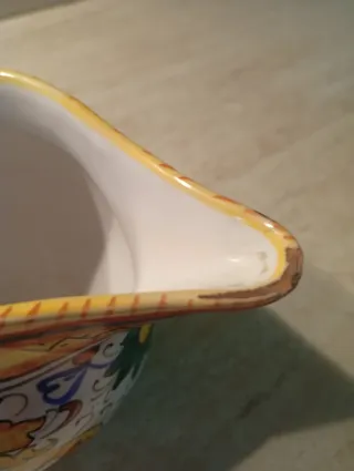 Brocca Deruta dipinta a mano